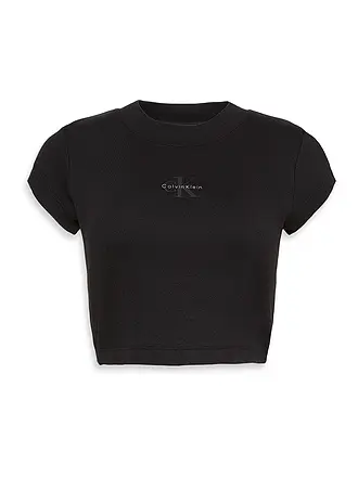 CALVIN KLEIN JEANS | T-Shirt Cropped Fit | schwarz
